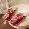 Espadrillas estive da donna, casual, in lino, fatte a mano, con ricami, comode e retrò, in tela.
