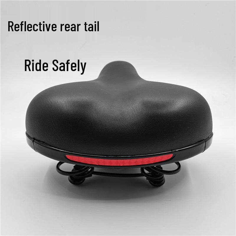Mountain Bike Saddle: Soft Cushion, Shock-Absorbing Seat, Cycling Gear Accessory