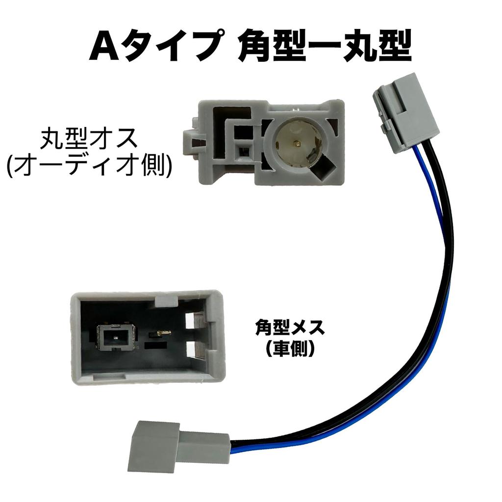 OTORAM Compatible/Replaceable Radio Antenna Conversion Connector for Honda Cars (A Type), Square to Round