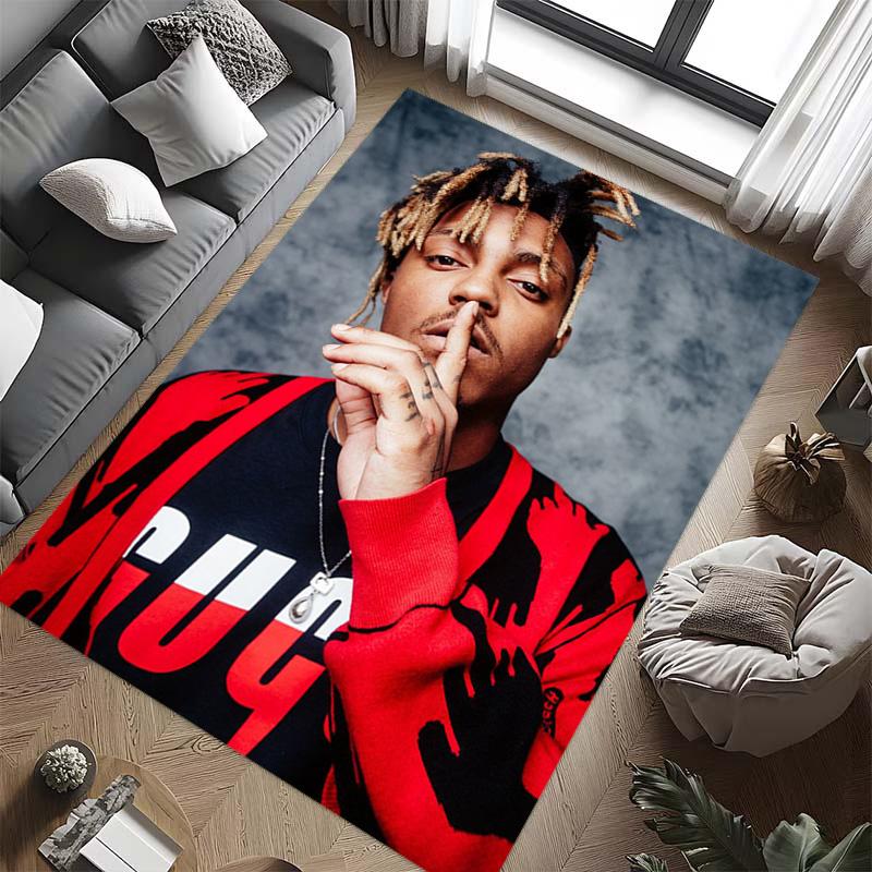Juice Wrld: Legacy Music Passion Carpet Printing Suitable for All Seasons Bathroom Mat Fashion Office Chair Cushion