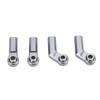 4 Buc. Rotulă sferică pentru mașină RC pentru mașină model 110 M4 Metal Filet pozitiv CW Instrument 7.0 2 Curbate 2 Drepte
