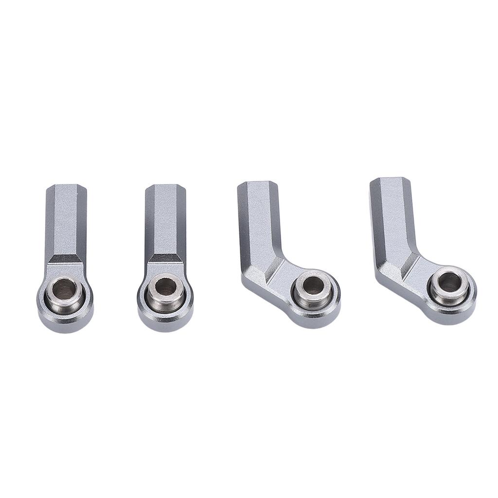4 Buc. Rotulă sferică pentru mașină RC pentru mașină model 110 M4 Metal Filet pozitiv CW Instrument 7.0 2 Curbate 2 Drepte