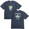 [Michelin] Unisex Adult T-Shirt, Size M, Heather Navy, Cotton, Racing Classic