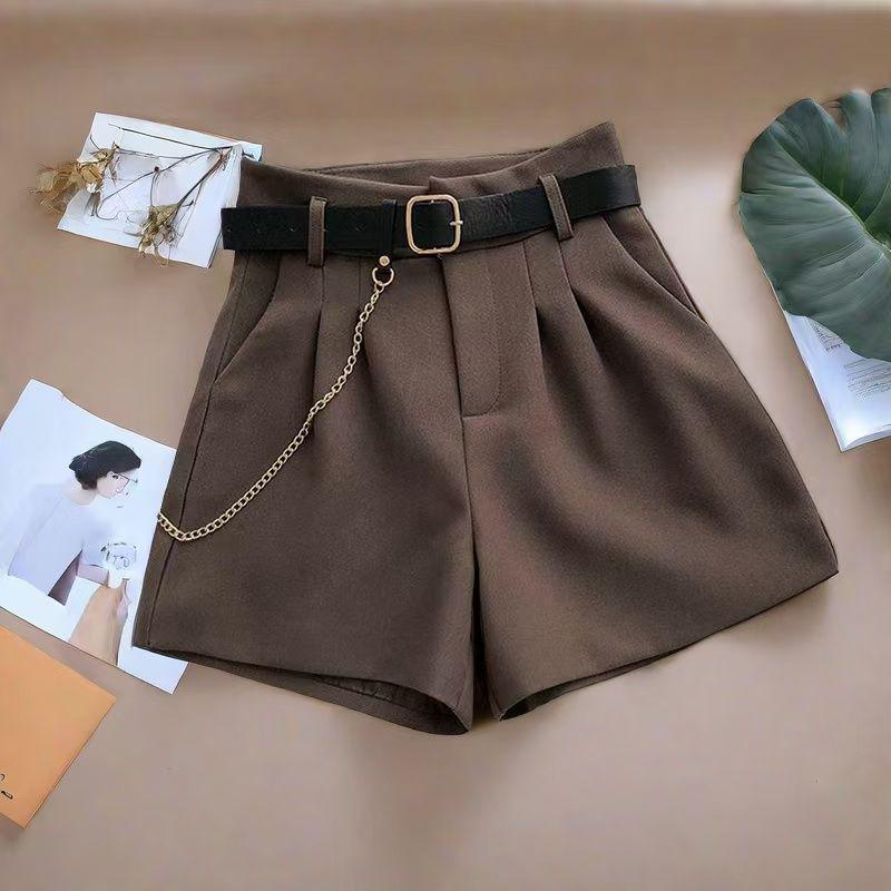 

Summer 2026 Korean Chic A-Line Chain Wide-Leg Pants for Women S (Recommended 37.5-45 kg)