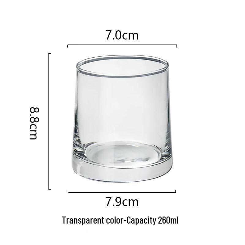 Thickened Glass Mouthwash Cup