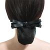 Bowknot osłona na kok włosy kokardka uchwyty do włosów pokrywa siatka koreański kok Snood damskie klipsy wiosenne klips w kucyk