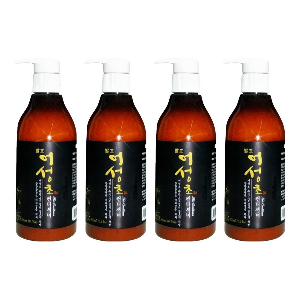 Homerose Fermented Houttuynia Cordata Conditioner 300ml 4 pcs