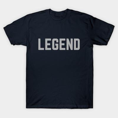 Asian Size Men Print T-shirt Legend No-Cut Heat Transfer Print Cotton Tshirt