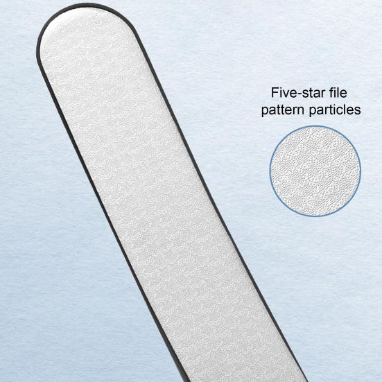 1/2/3Pcs Stainless Steel Nail File Pointed Tip Non-Slip Ergonomic Handle Men Women Gel Acrylic Fingernail File Board Manicure Pedicure Tools