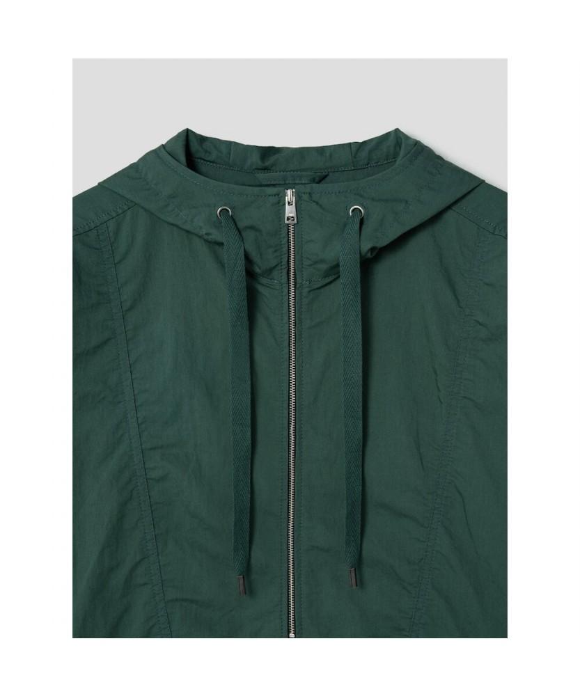Shift.G Overfit Cotton Hood Anorak Green
