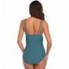 Vintage Strandurlaub Badeanzug Einteiler Badeanzug Damen Cross Gathering Bauchstraffung Badeanzug Feine Nähte in verschiedenen Farben Strandmode
