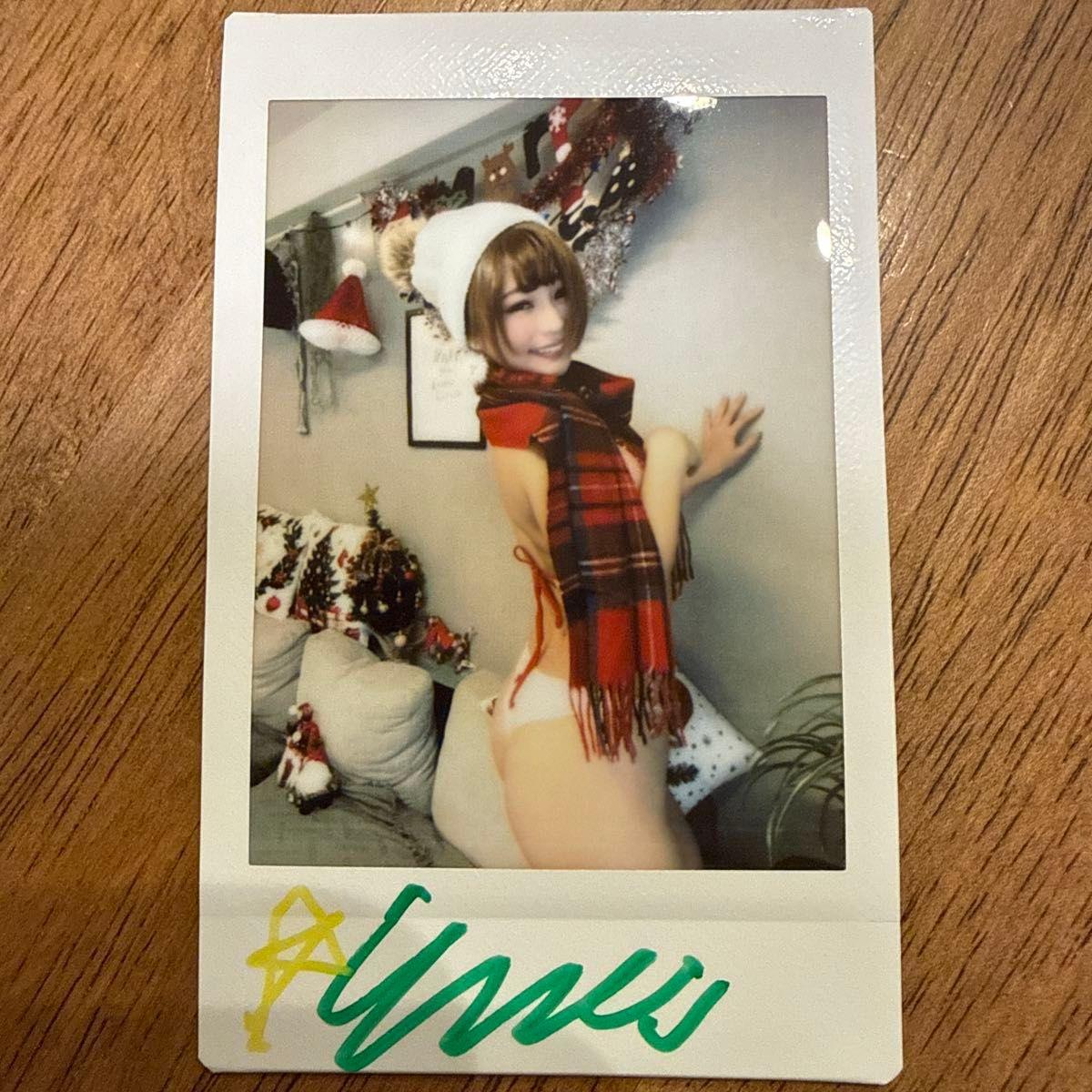 Used Cyber Japan Instax ENA Ena Photo Sign Santa Cos