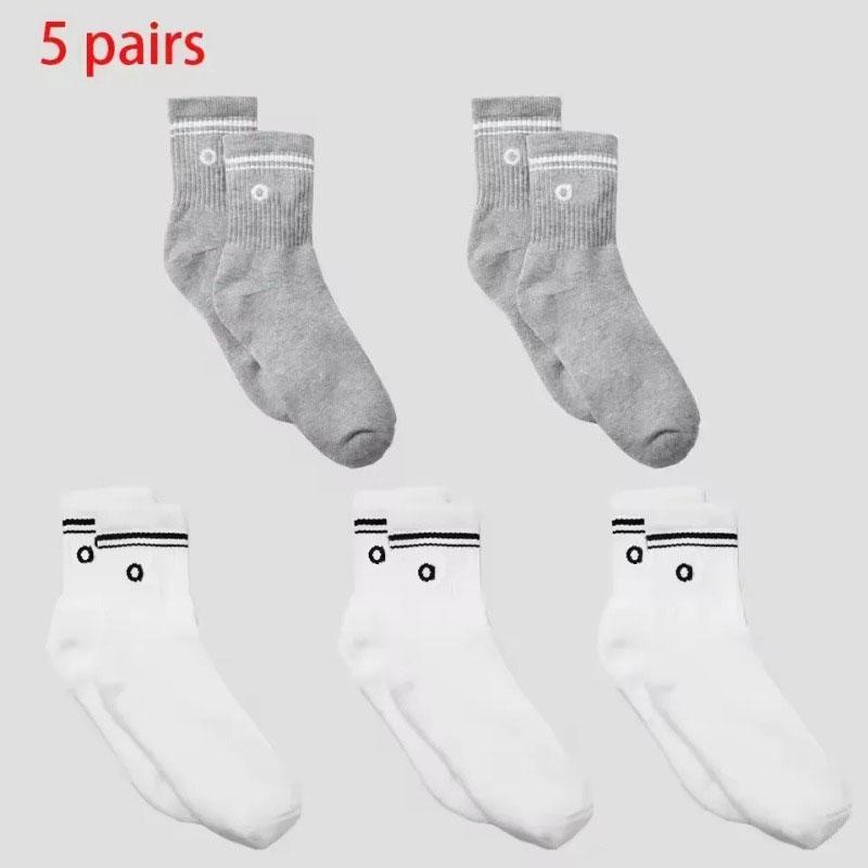 4 Pairs Cotton Female Yoga Sports Sock, Medium Long Socks, Pilates Fitness Sports Four Seasons High Quality Women's Yoga Sock