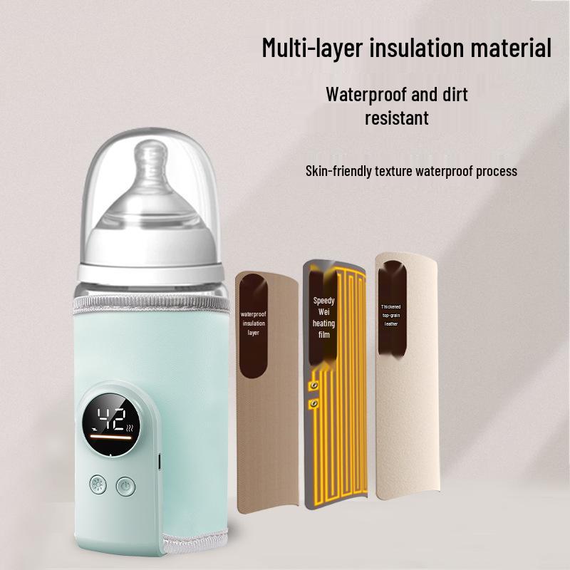 USB Rechargeable Smart Baby Bottle Warmer with Constant Temperature