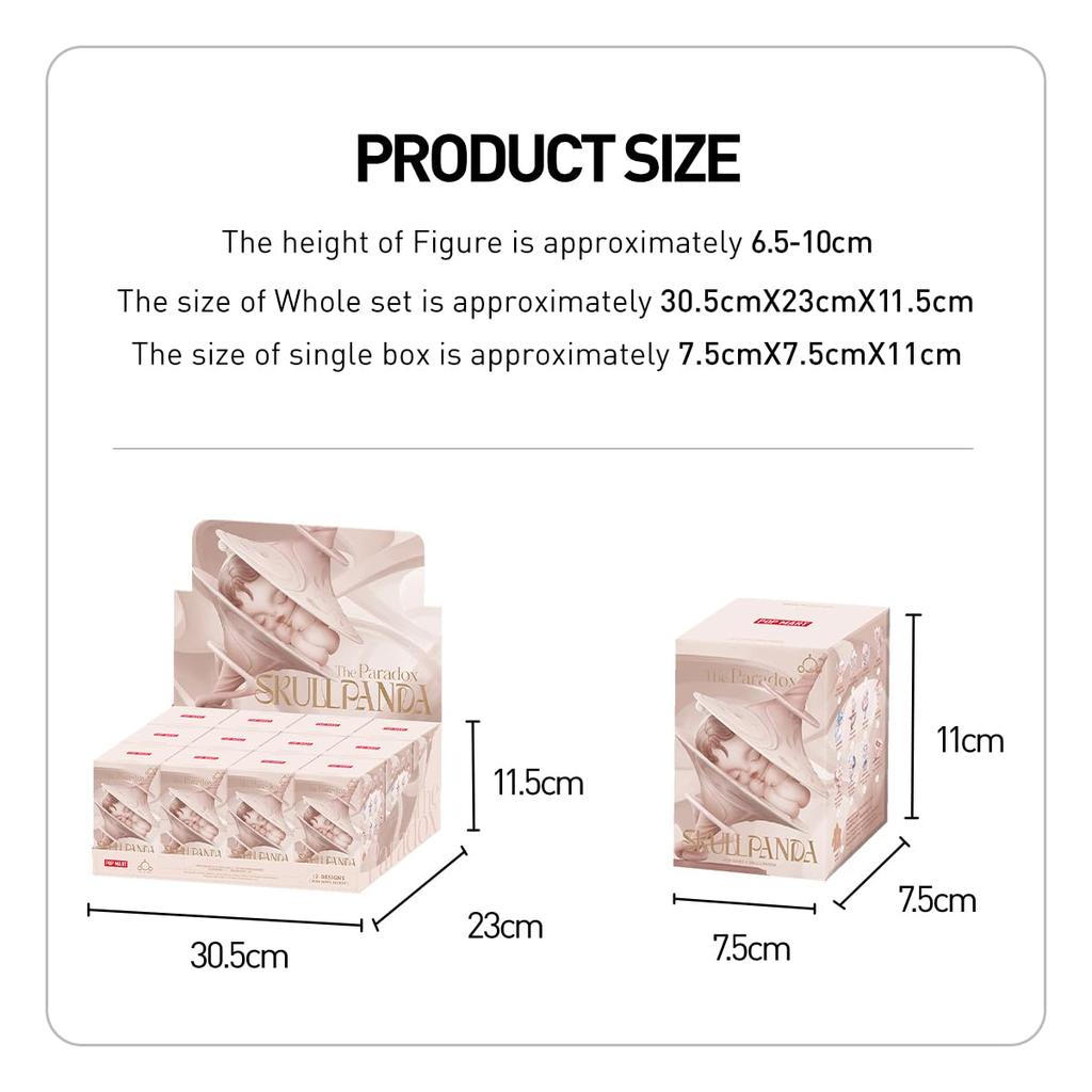 POP MART SKULLPANDA The Paradox Series Trading Figure [1piece] [3piece] [12piece]