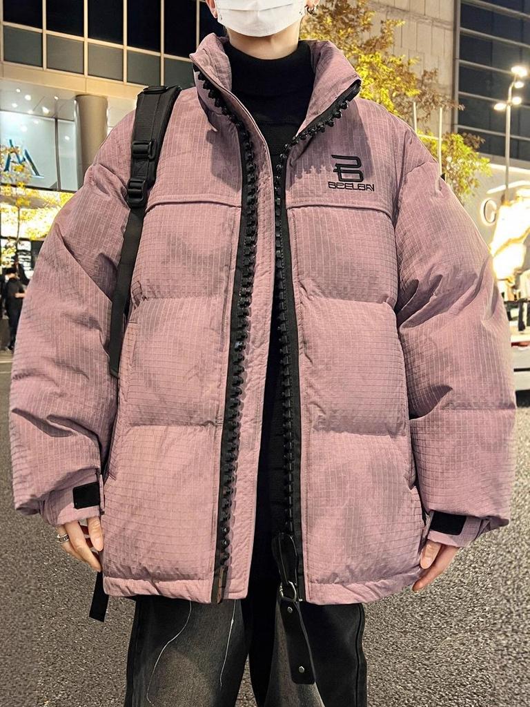 Winter Youth Boys' Thick Cotton Jacket - Junior High Style for Big Kids