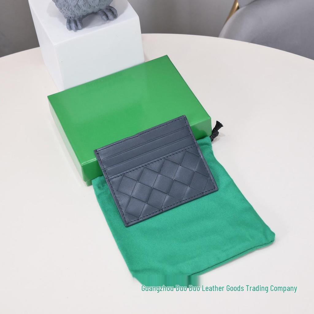 Minimalist Genuine Leather Unisex Card Holder with Multiple Slots