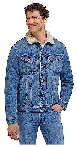 Mid-season Jacket Lee Sherpa Denim Jacket Blue