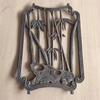 Wrought Iron Plum Orchid Bamboo Chrysanthemum Gate & Window Decoration Cast Iron Flower