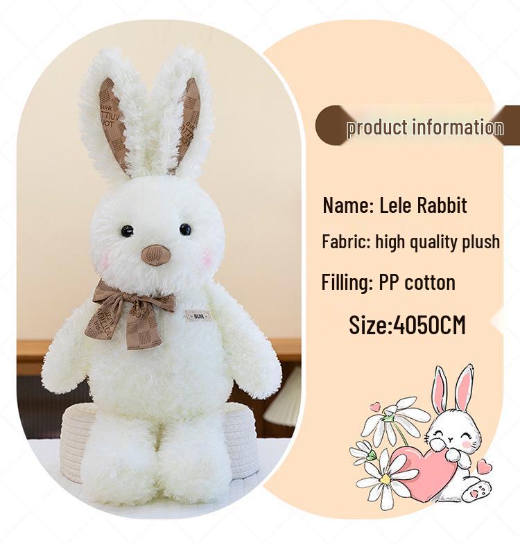 Little White Rabbit Plush Comfort Pillow - Cute Children's Companion & Birthday Gift