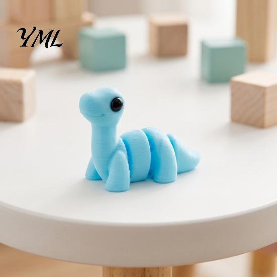 Piccola Decorazione di Dinosauro Giocattolo Stampato 3D, Mini Action Figure di Dinosauro Articolata, Giocattoli Fidget Articolazioni Mobili Decorazione da Scrivania, Bomboniere per Feste