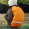 Water-proof Backpack Cover Rainproof Backpack Rain Cover with Reflective Strip for Hiking Camping Orange XL