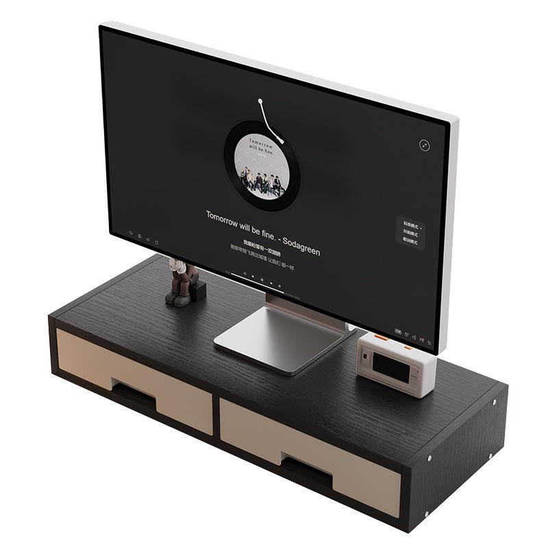 Desktop Monitor Stand with Storage Drawer