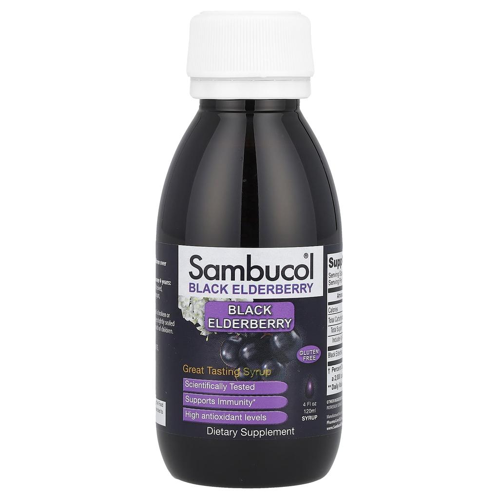 Sambucol Black Elderberry, Original Formula, 4 Fl Oz (120 Ml)