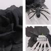 Themed Black Halloween Hair Accessory Secure Hair Grip Design For Cosplay Gothic Fashion And Special Occasion