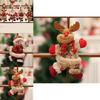 Delightful Santa Claus Snowman Elk Bear Plush Dolls For Enchanting Holiday Decorations