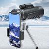 Telescópio profissional de visão noturna de alta potência monocular HD Telescópio adulto para concertos ao ar livre com tripé