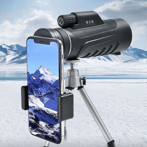 Telescópio profissional de visão noturna de alta potência monocular HD Telescópio adulto para concertos ao ar livre com tripé