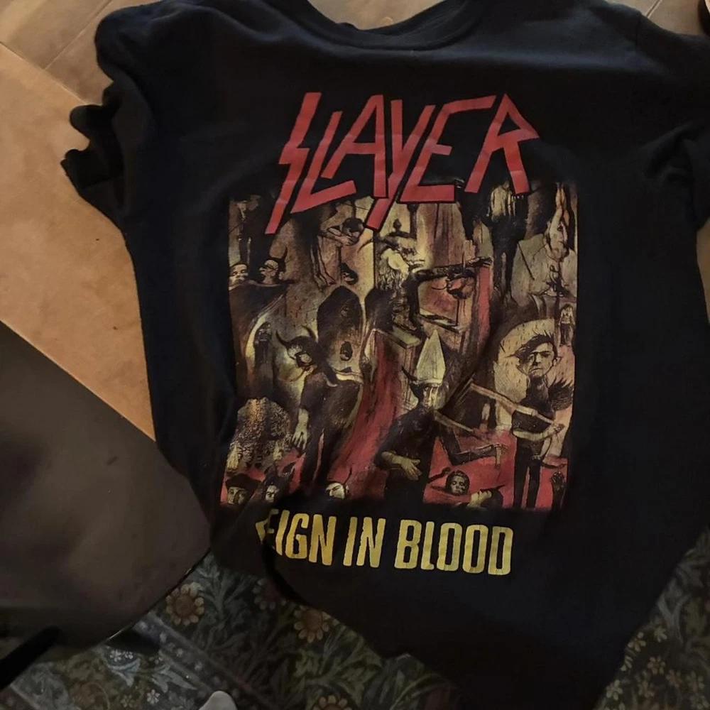 Slayer Band Tee Cotton S