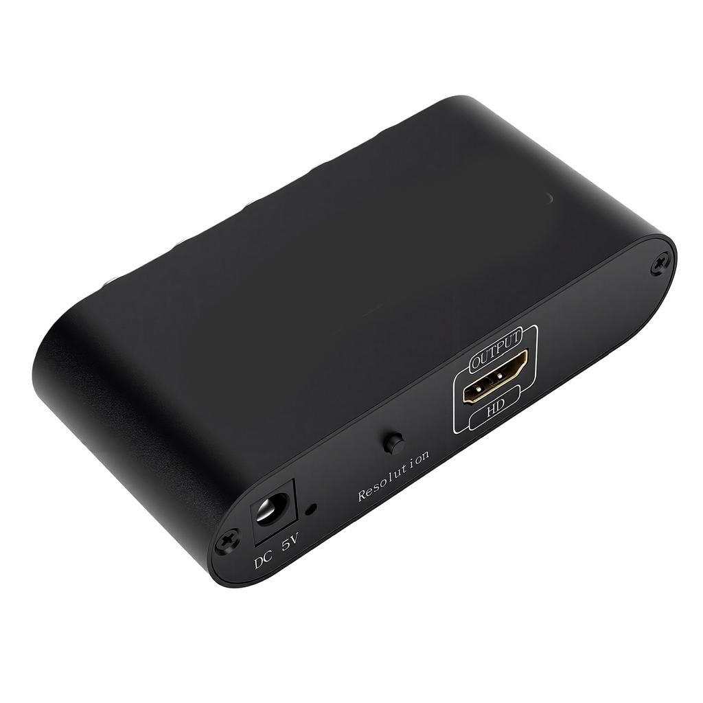YPbPr To HD Multimedia Interface Converter Component Video Audio Adapter for TV Box VHS VCR DVD Burner To HDTV