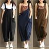 Stylish Womens Loose Jumpsuit With Comfortable Sleeveless Design And Wide Leg Fit