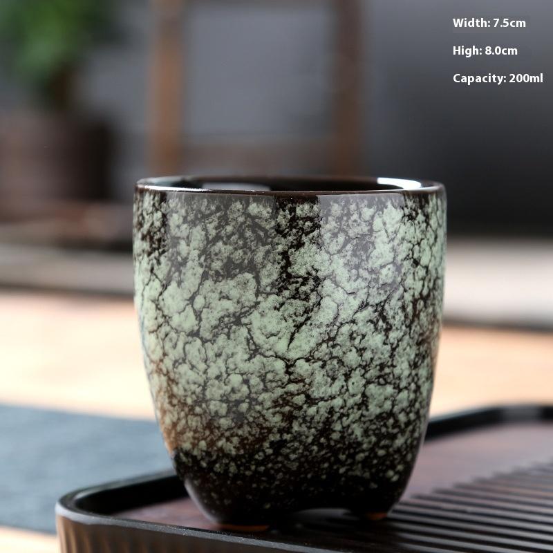 

Coffee Cup Kiln-changed Ceramic Cup Middle Eastern Arabian Style Creative Cup Retro Coarse Pottery Mug Teacup 200ML