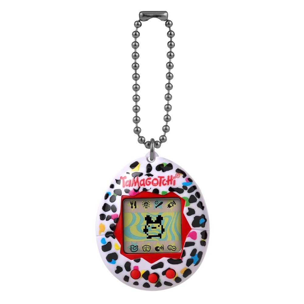 Tamagotchi Original Leopard Print - (Updated Logo).