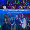 18 LED RGB Par Stage Light DMX512 Sound Activated Strobe Disco Lamp for DJ Bar Club Christmas Wedding Party Lighting Decor