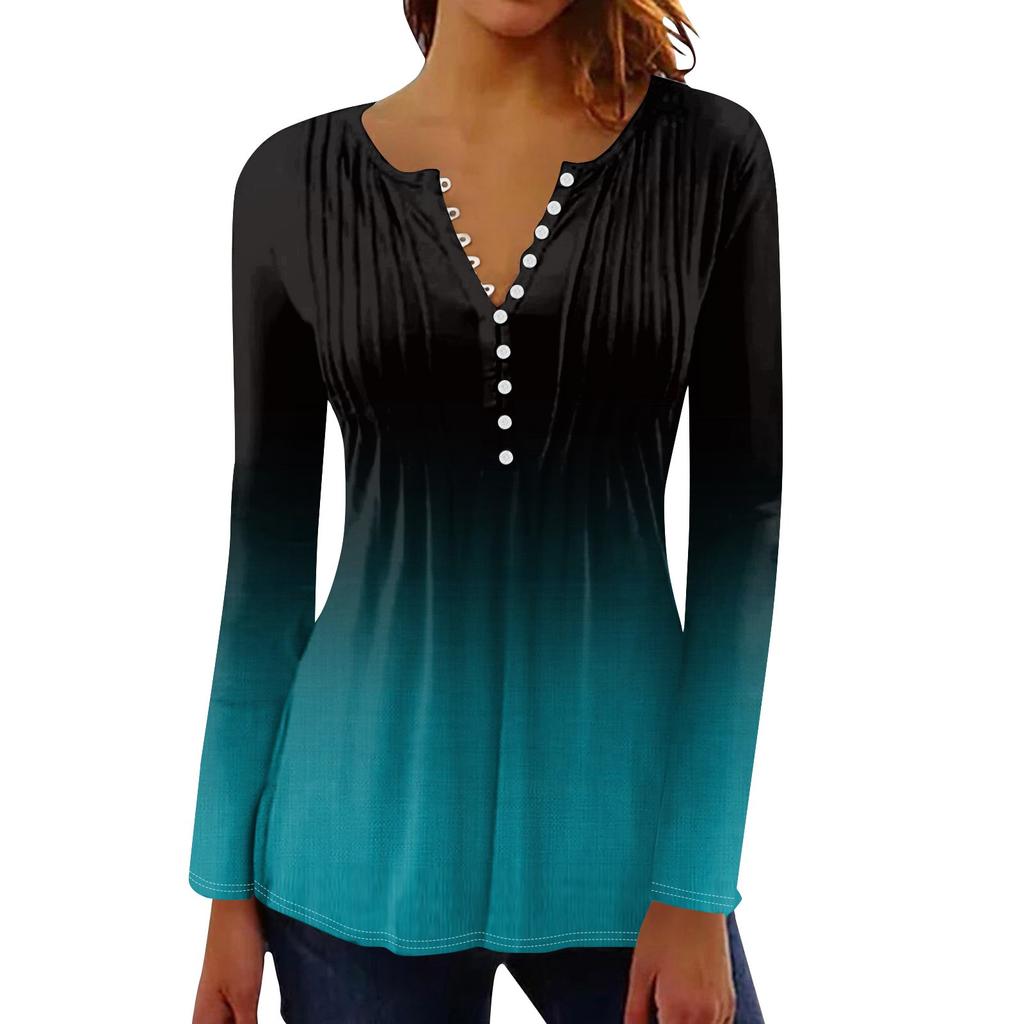 Long Sleeve Shirts For Women Fall Fashion Dressy Casual Blouses Trendy Pleated Tunic Tops For Leggings