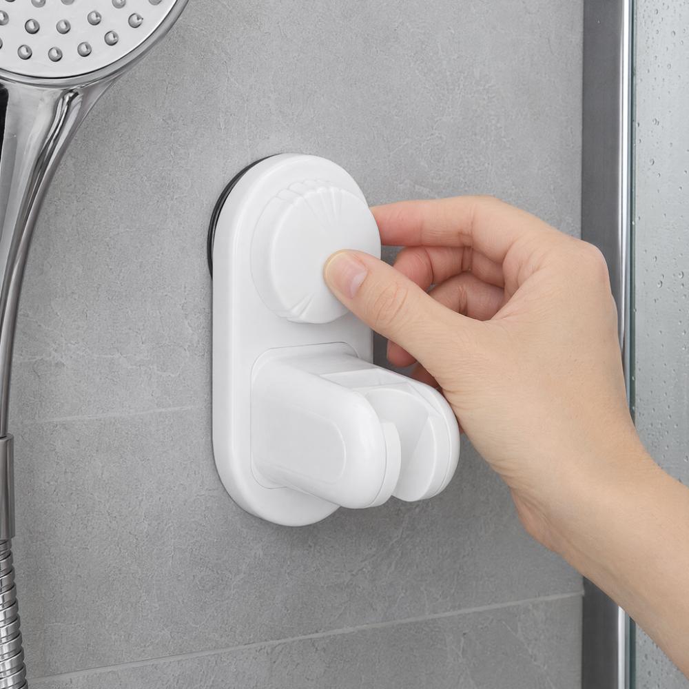 Wall Mounted Shower Head Holder Suction Cup Shower Head Bracket Shower Head Stand  Bathroom