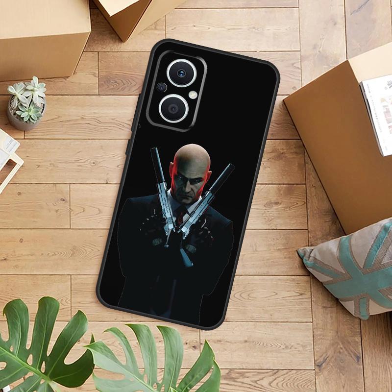 Man Hitman Agent Phone Case For OPPO Reno 14 12 11 13 F 10 Pro 8T 7 8 Lite OPPO Find X8 X6 X5 X9 Pro Cover