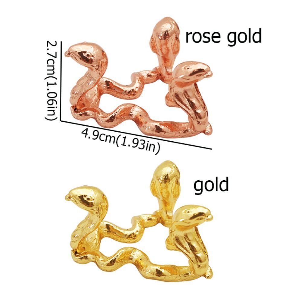 Dragon Snake Crystal Ball Metal Base Triangle Crystal Sphere Holder  Photography Props