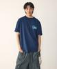 STUDIO TOMBOY [Men] Graffiti Logo Print Short Sleeve T-Shirt_Dark Navy 9156222315