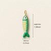 Kawaii Tropical Fish Charms Assorted Vivid Colors Pendants for DIY Earrings Bracelets Necklaces Kids Handcraft Jewelry Making