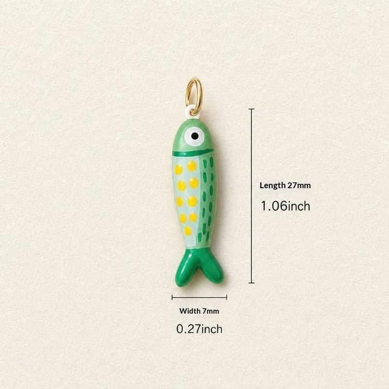 Kawaii Tropical Fish Charms Assorted Vivid Colors Pendants for DIY Earrings Bracelets Necklaces Kids Handcraft Jewelry Making