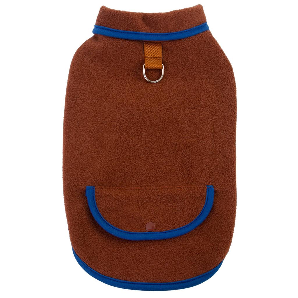 Warm Dog Cat Vest Clothes Autumn Winter Pet Costume with Towing Ring for Chihuahua Poodle Clothing Maltese French Bulldog Jacket