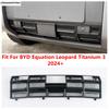 Car Front Bumper Racing Grills Ect Ert Net Dust Cover Protection Accessories For BYD Equation Leopard Titanium 3 2024 2025