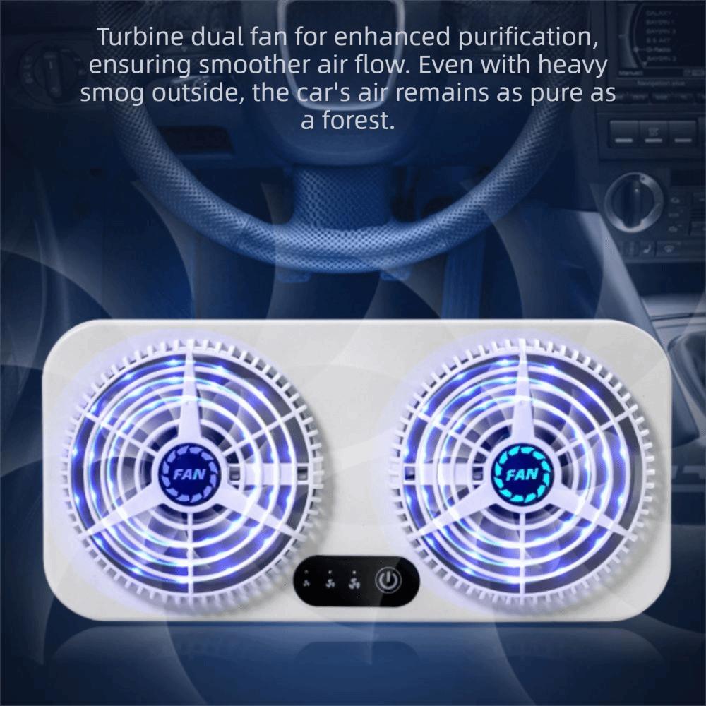 USB Powered Car Exhaust Fan 3 Levels Adjustable Car Window Fan USB Car Cooling Fan Auto Air Vent