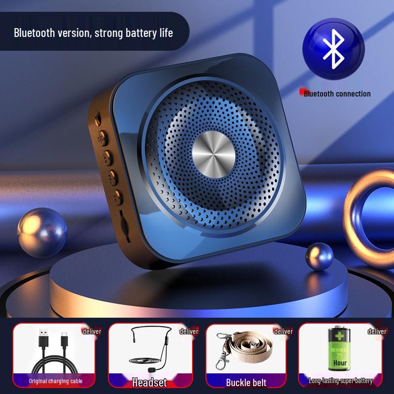 I5 Little Bee Mini Bluetooth Megaphone with Microphone for Classroom Use