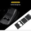 Tesla Model 3 Karbonfaser-Konsolenpanel Kratzfester Dekorativer Aufkleber